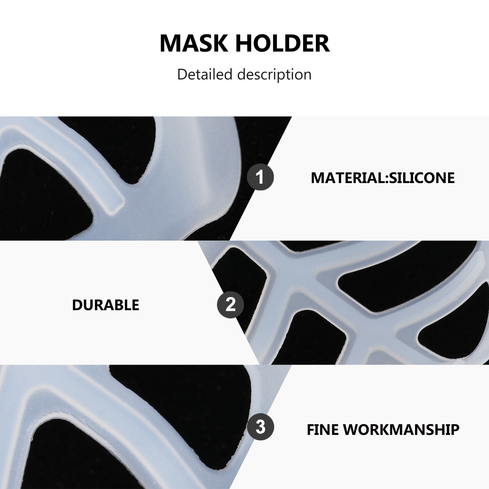 5Pcs Mask Bracket Silicone Inn - Silicone Mask Bracket 评论和价格