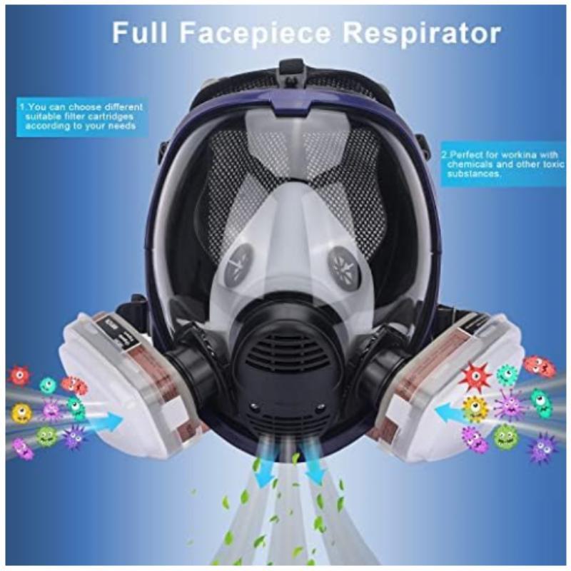 Chemical Gas Mask 6800 Dust Re - Dust Mask Construction 评论和价格