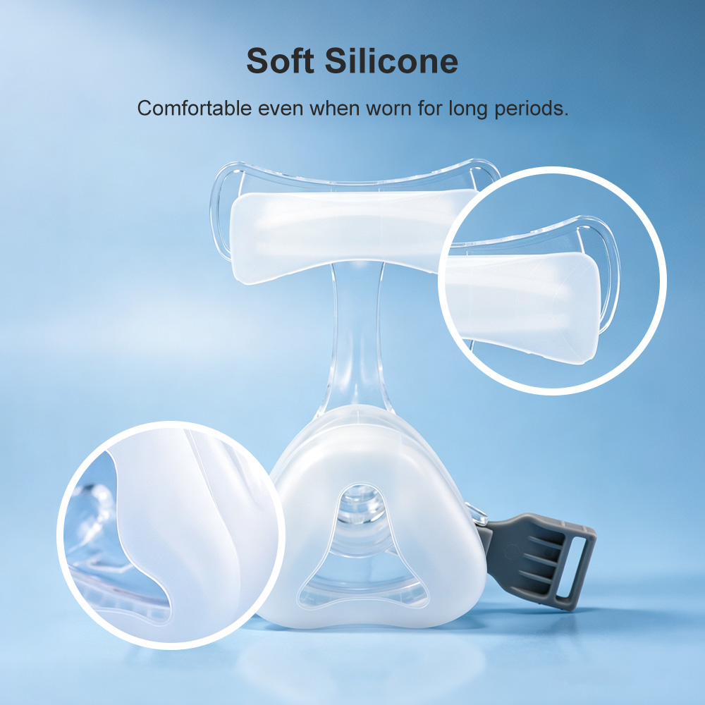 Universal CPAP Nasal Mask with - Silicone Mask Bracket 评论和价格