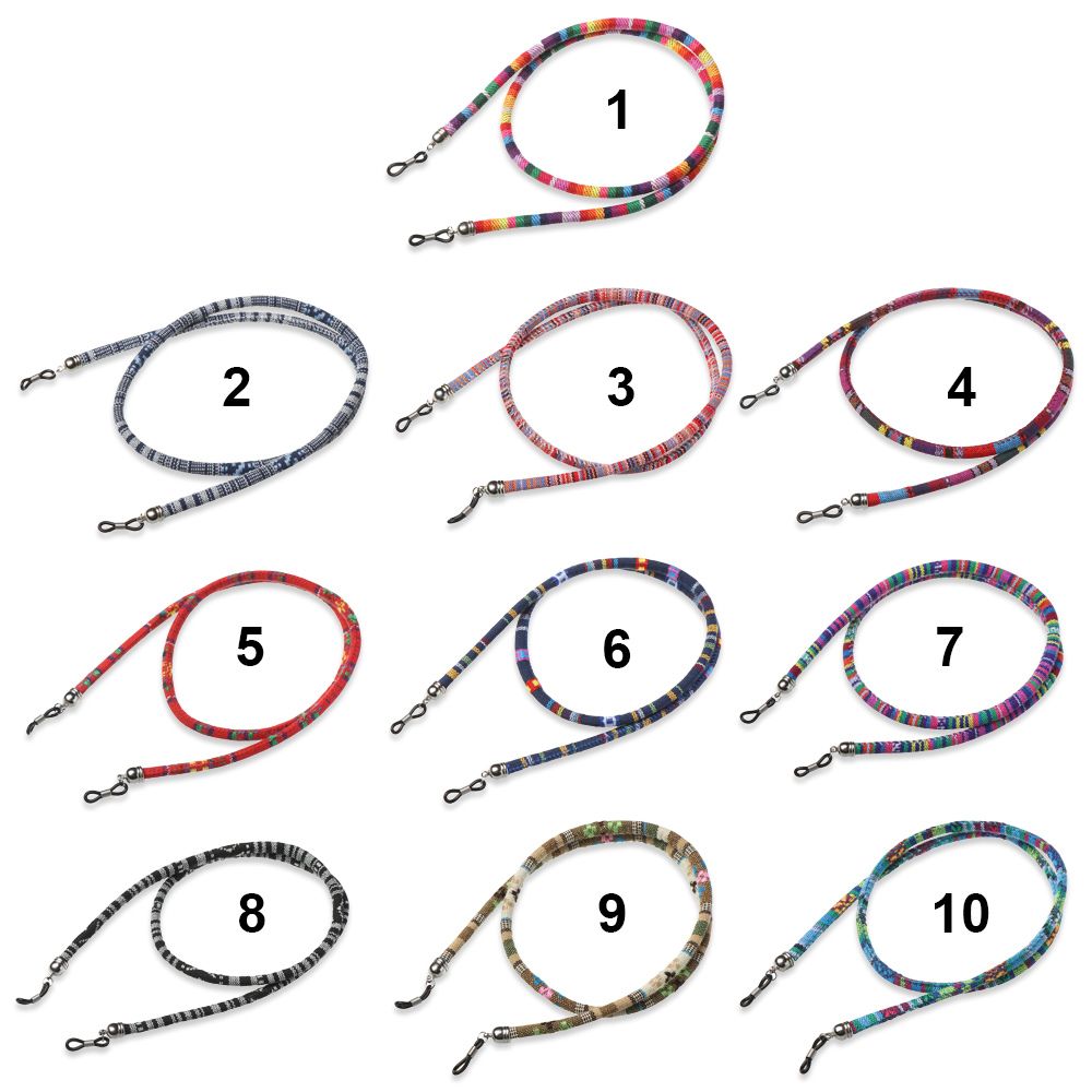 Colorful Neck Strap Sunglasses - Mask Chain Holder 评论和价格
